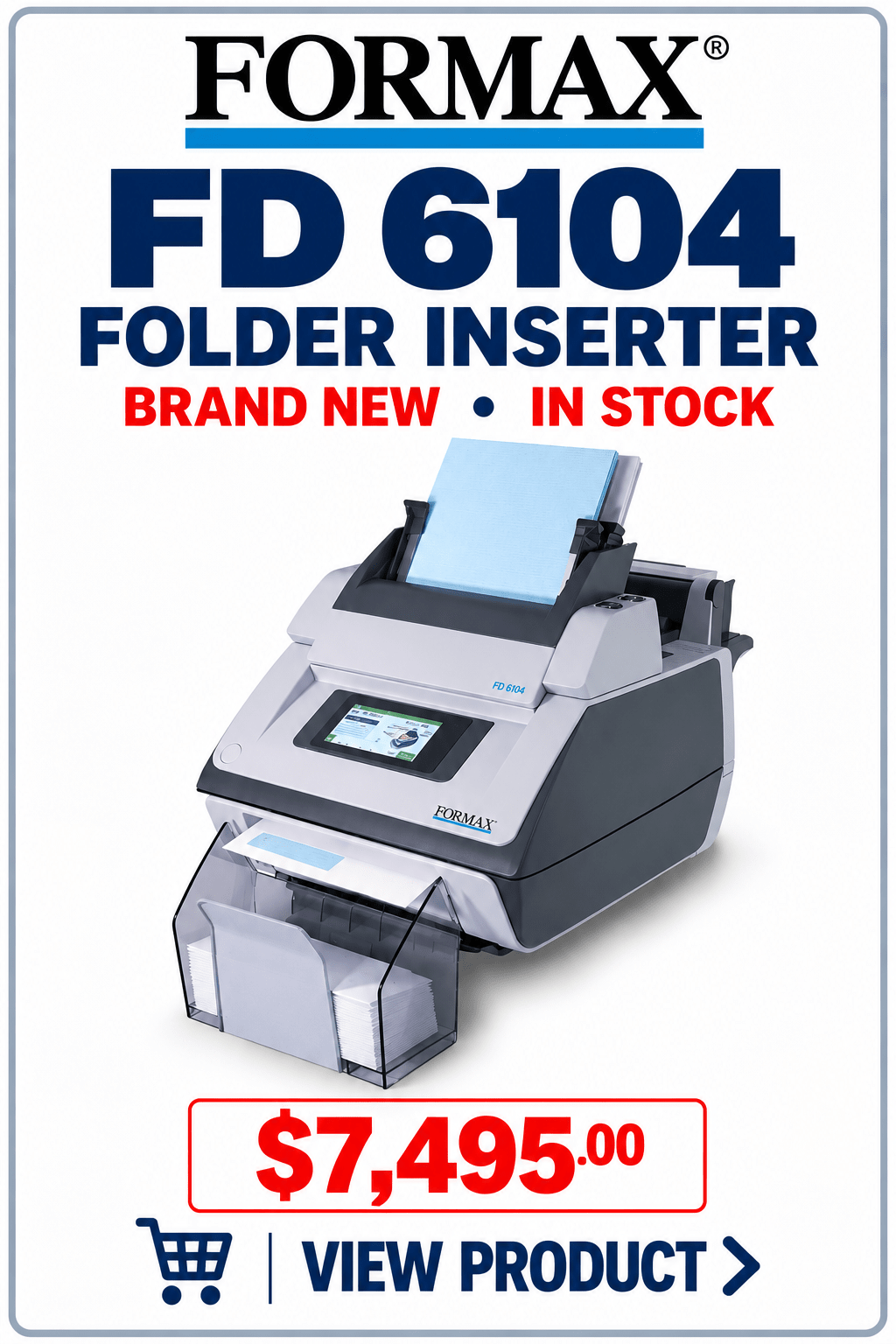 Formax FD 6104 Folder Inserter
